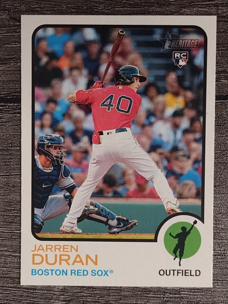 2022 Topps Heritage #211 Jarren Duran RC