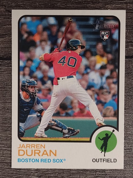 2022 Topps Heritage #211 Jarren Duran RC