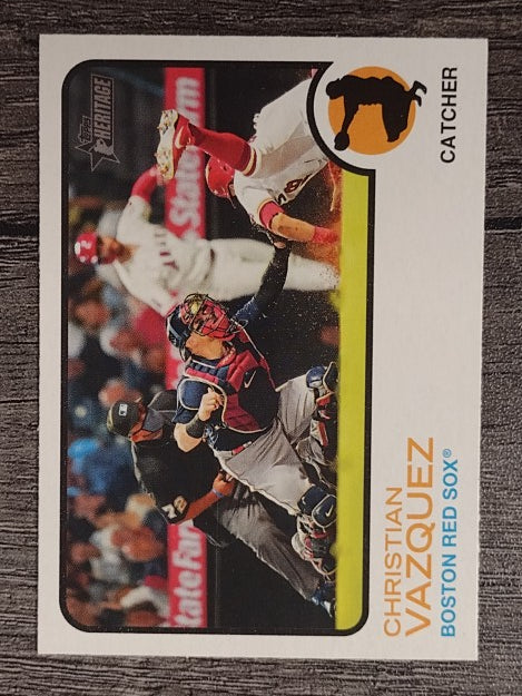 2022 Topps Heritage #213 Christian Vazquez