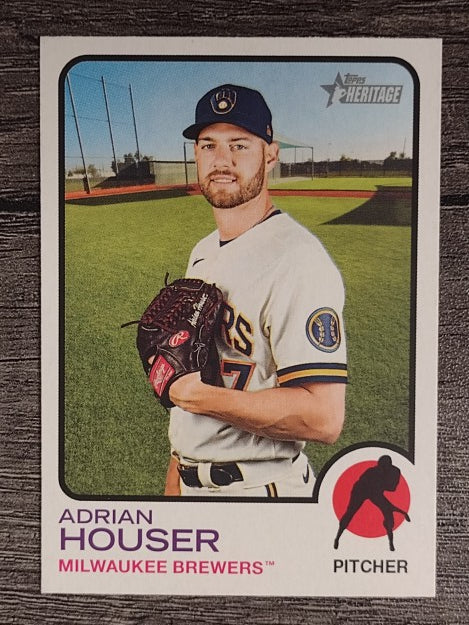 2022 Topps Heritage #219 Adrian Houser