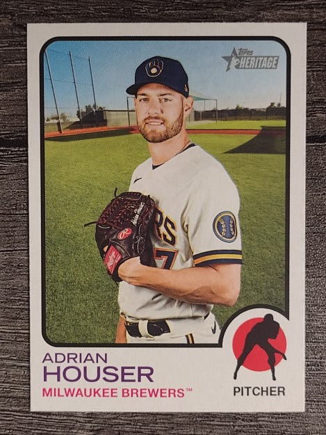 2022 Topps Heritage #219 Adrian Houser