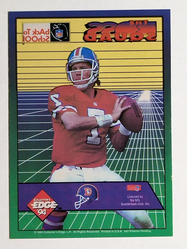 1994 NFL Properties Back to School #3 John Elway