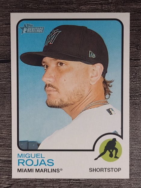 2022 Topps Heritage #224 Miguel Rojas