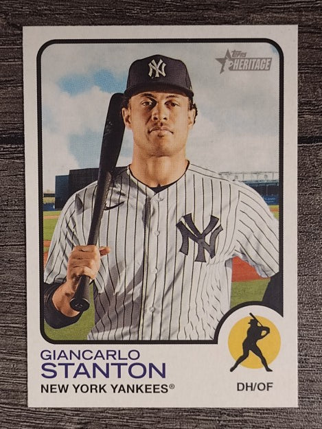 2022 Topps Heritage #225 Giancarlo Stanton