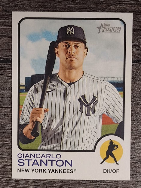 2022 Topps Heritage #225 Giancarlo Stanton