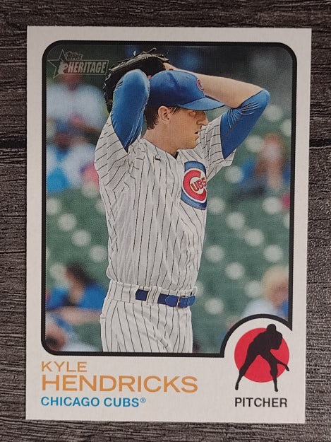 2022 Topps Heritage #235 Kyle Hendricks