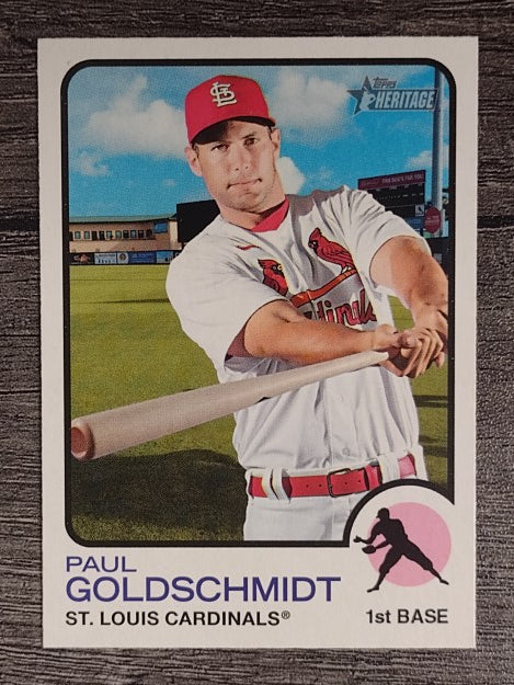 2022 Topps Heritage #238 Paul Goldschmidt