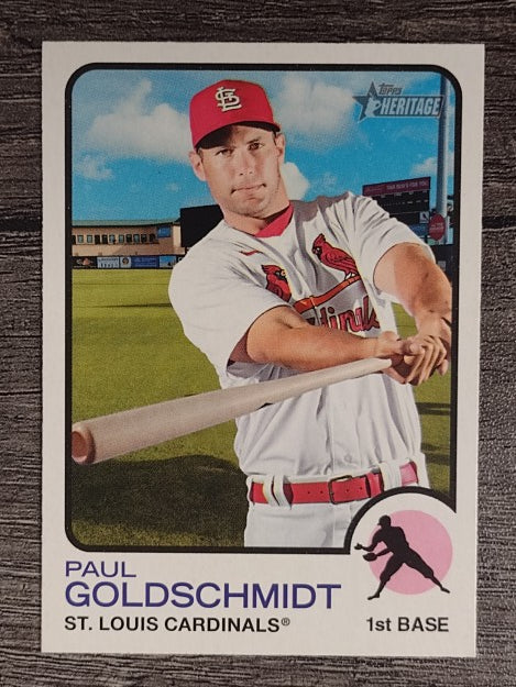 2022 Topps Heritage #238 Paul Goldschmidt