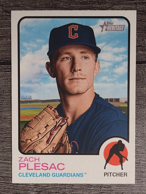 2022 Topps Heritage #240 Zach Plesac