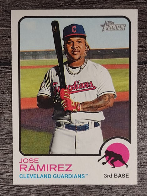 2022 Topps Heritage #242 Jose Ramirez
