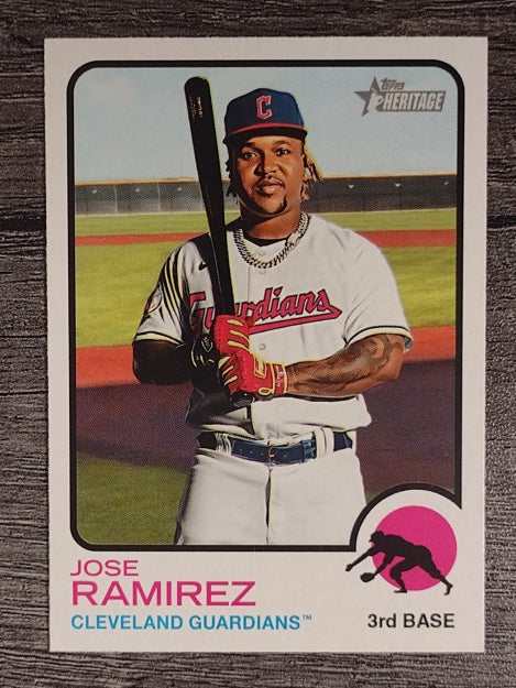 2022 Topps Heritage #242 Jose Ramirez
