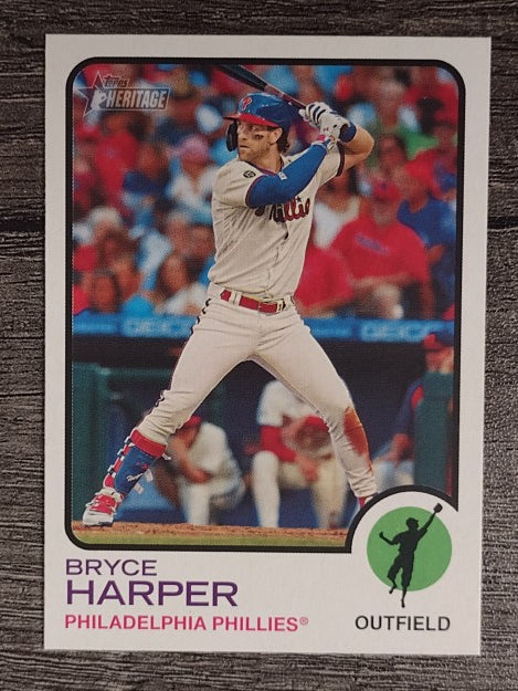 2022 Topps Heritage #245 Bryce Harper