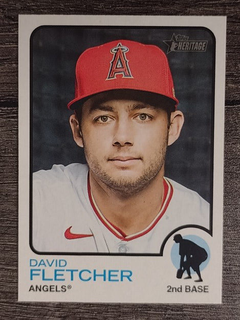 2022 Topps Heritage #247 David Fletcher