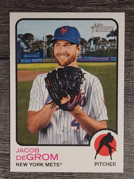 2022 Topps Heritage #250 Jacob deGrom