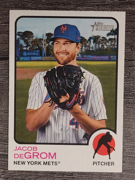 2022 Topps Heritage #250 Jacob deGrom