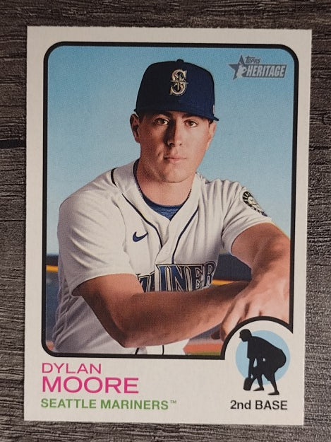 2022 Topps Heritage #251 Dylan Moore