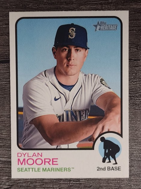 2022 Topps Heritage #251 Dylan Moore