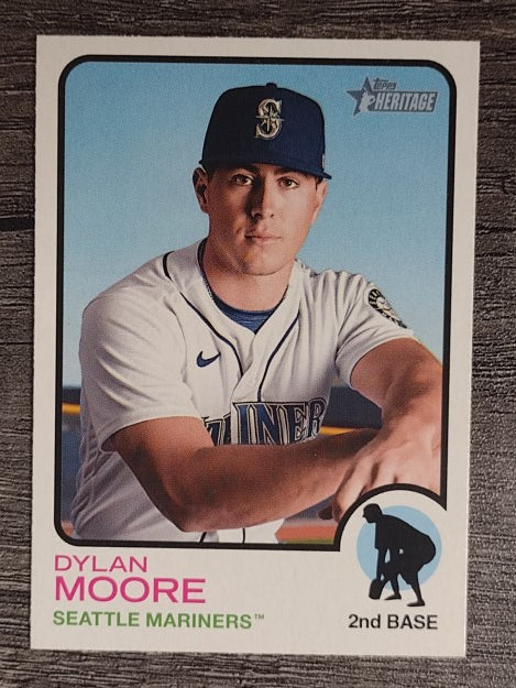 2022 Topps Heritage #251 Dylan Moore