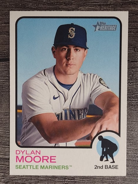 2022 Topps Heritage #251 Dylan Moore