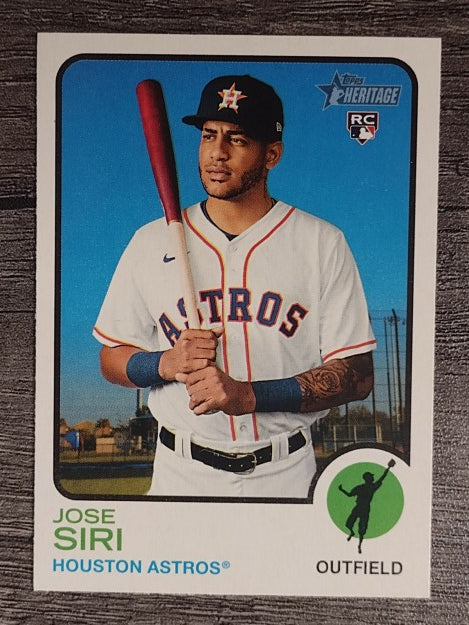 2022 Topps Heritage #256 Jose Siri RC