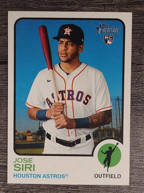 2022 Topps Heritage #256 Jose Siri RC