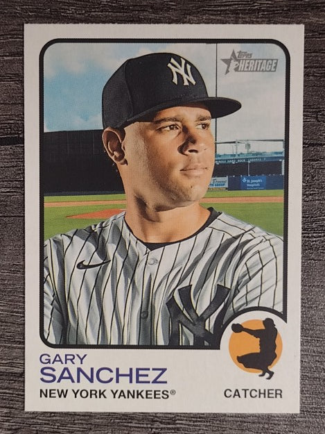 2022 Topps Heritage #258 Gary Sanchez