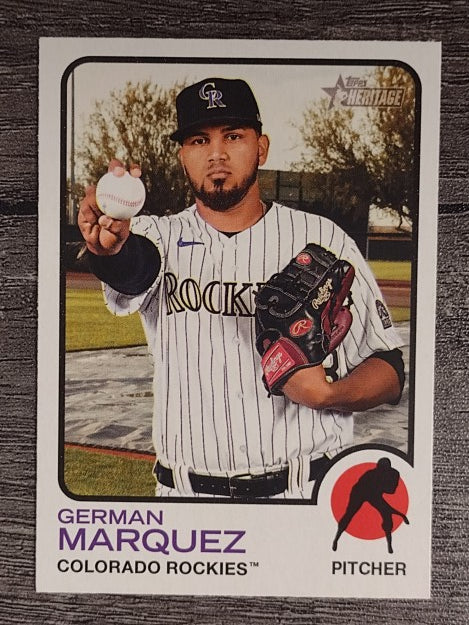 2022 Topps Heritage #270 German Marquez