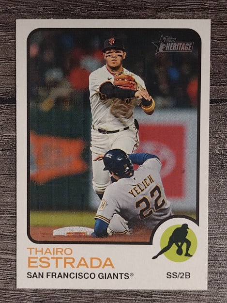 2022 Topps Heritage #271 Thairo Estrada
