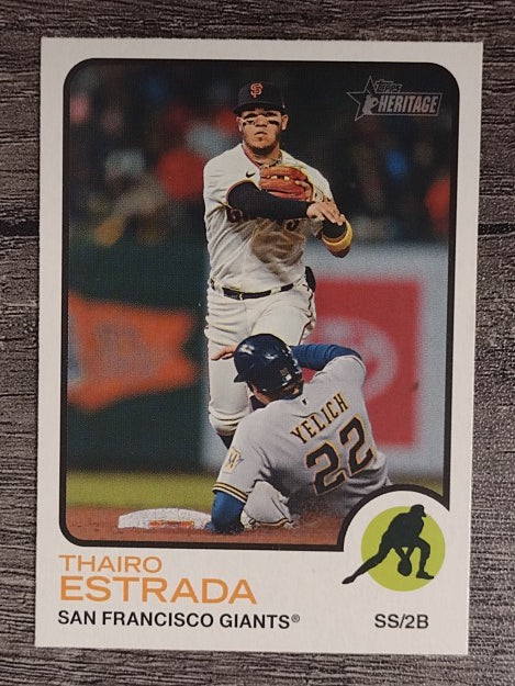 2022 Topps Heritage #271 Thairo Estrada