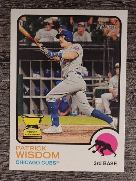 2022 Topps Heritage #276 Patrick Wisdom