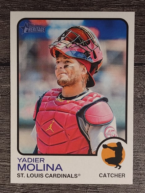 2022 Topps Heritage #279 Yadier Molina