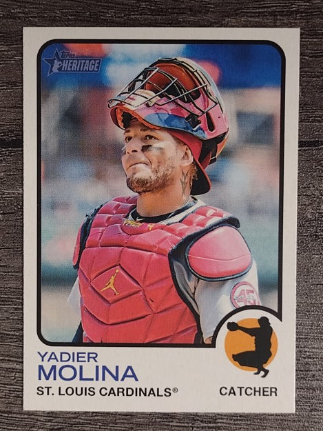 2022 Topps Heritage #279 Yadier Molina