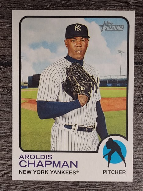 2022 Topps Heritage #287 Aroldis Chapman