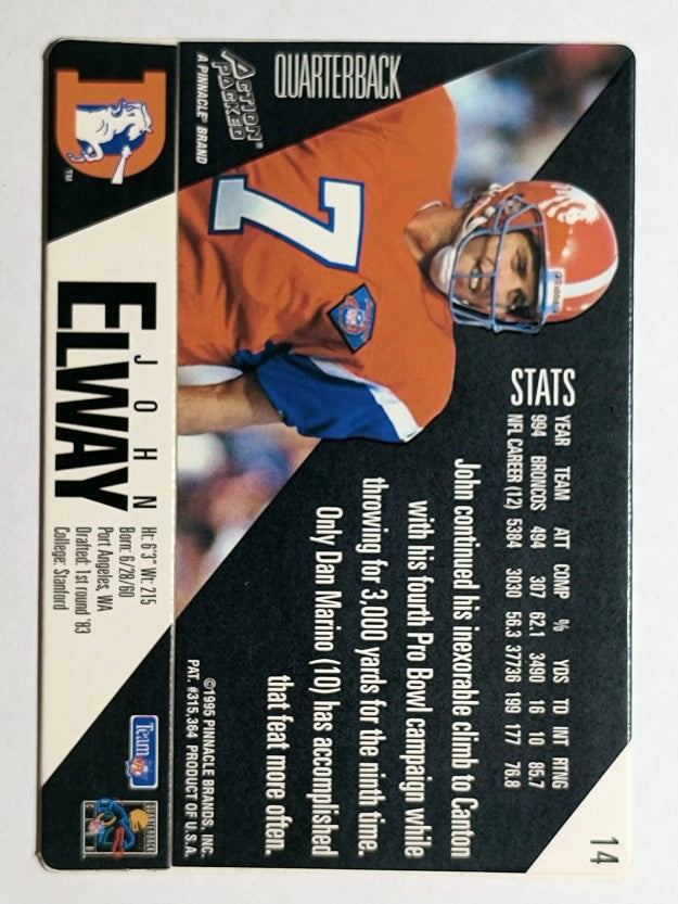 1995 Action Packed #14 John Elway