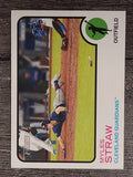 2022 Topps Heritage #304 Myles Straw