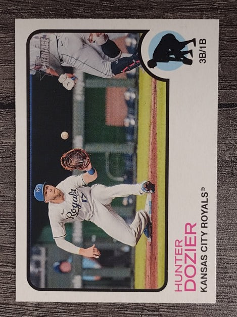 2022 Topps Heritage #305 Hunter Dozier