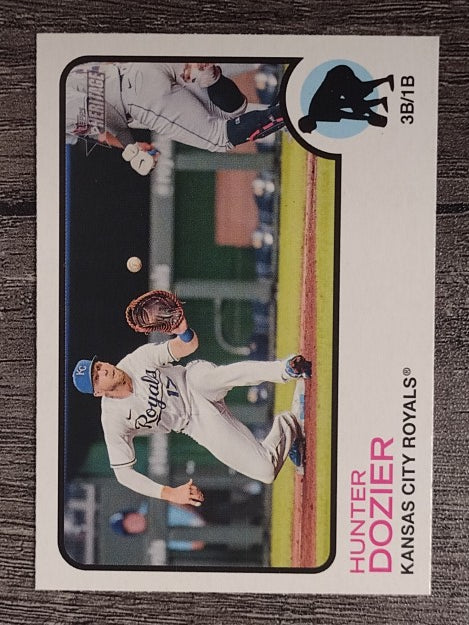 2022 Topps Heritage #305 Hunter Dozier