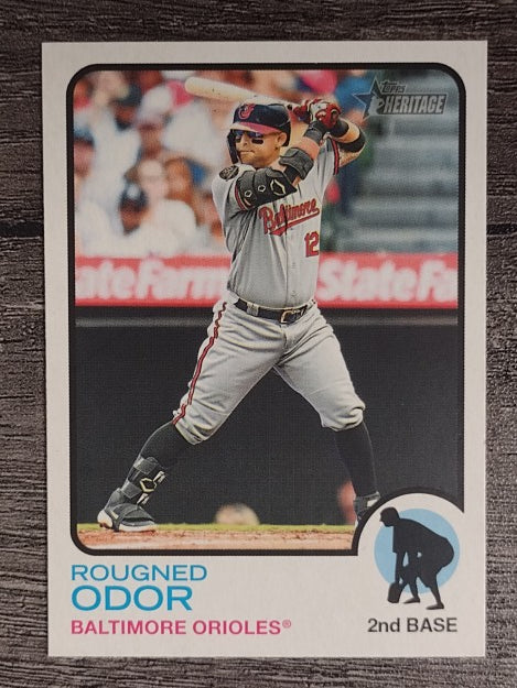 2022 Topps Heritage #307 Rougned Odor