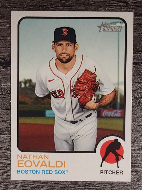 2022 Topps Heritage #311 Nathan Eovaldi