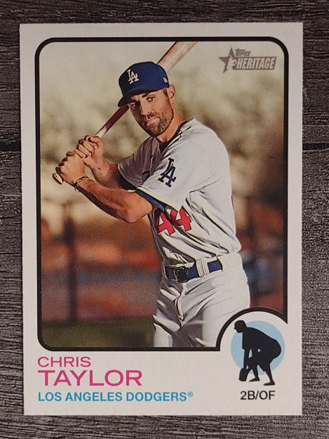 2022 Topps Heritage #312 Chris Taylor
