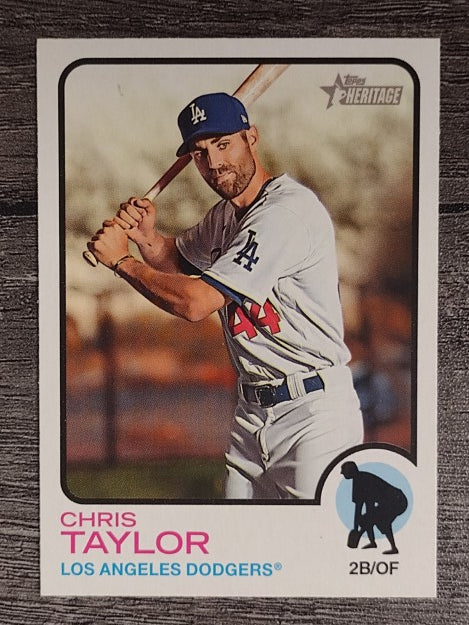 2022 Topps Heritage #312 Chris Taylor