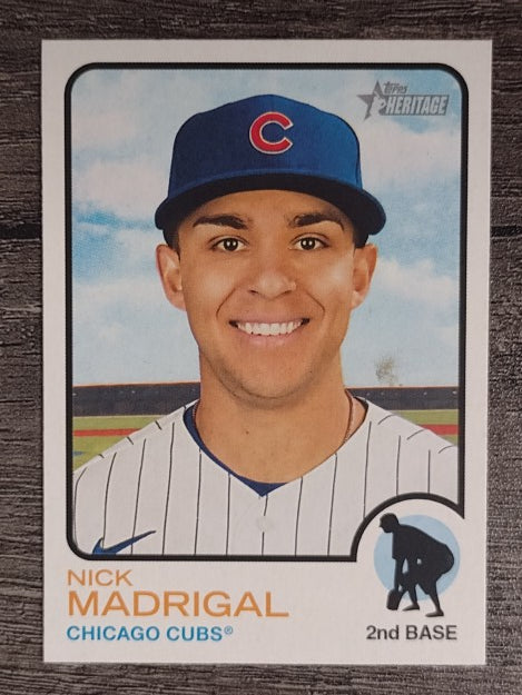 2022 Topps Heritage #314 Nick Madrigal