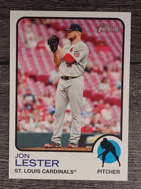 2022 Topps Heritage #323 Jon Lester