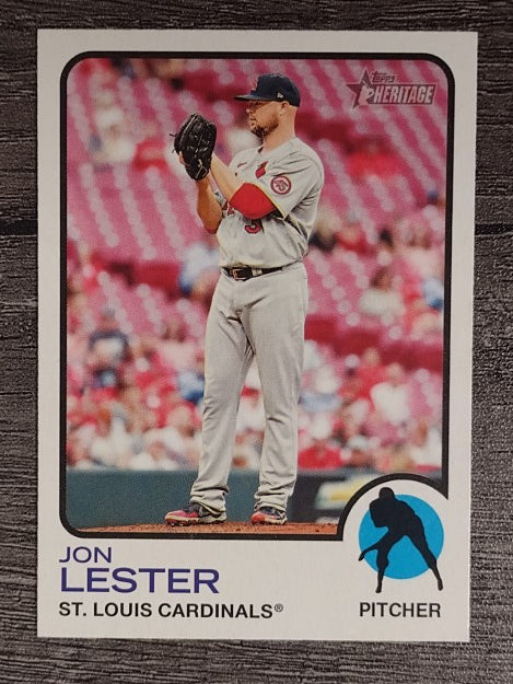 2022 Topps Heritage #323 Jon Lester