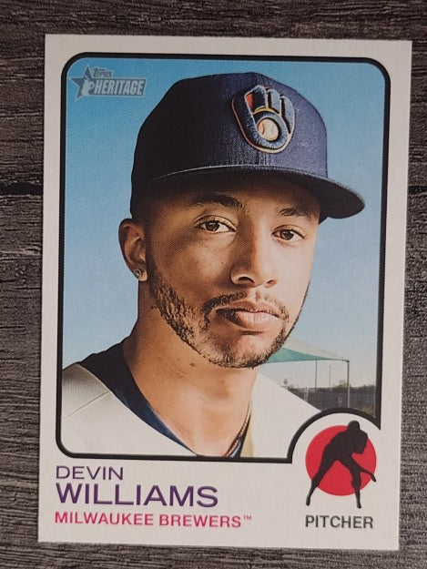 2022 Topps Heritage #329 Devin Williams