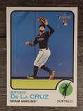 2022 Topps Heritage #334 Bryan De La Cruz RC