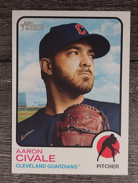 2022 Topps Heritage #335 Aaron Civale