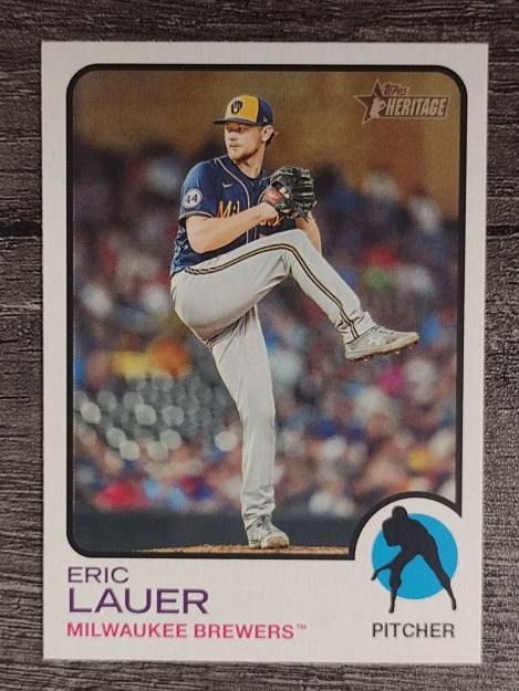2022 Topps Heritage #336 Eric Lauer