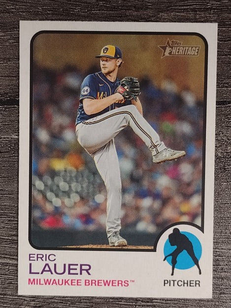 2022 Topps Heritage #336 Eric Lauer