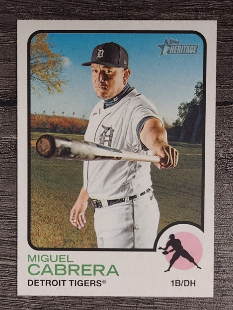 2022 Topps Heritage #340 Miguel Cabrera
